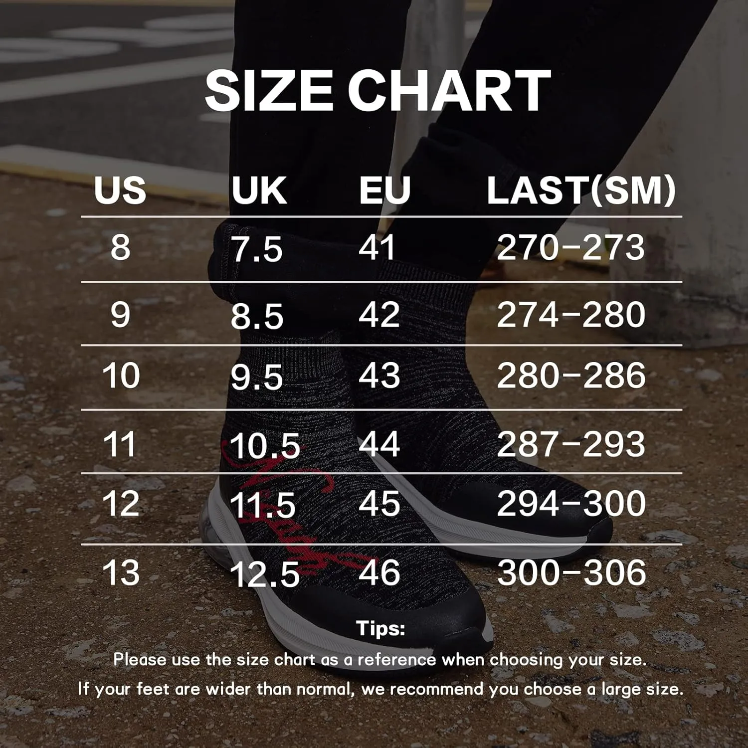 Negash Fashion Sneakers for Men Breathable Sock Shoes for Men Casual Slip On Walking Sneakers Lightweight Running Shoes