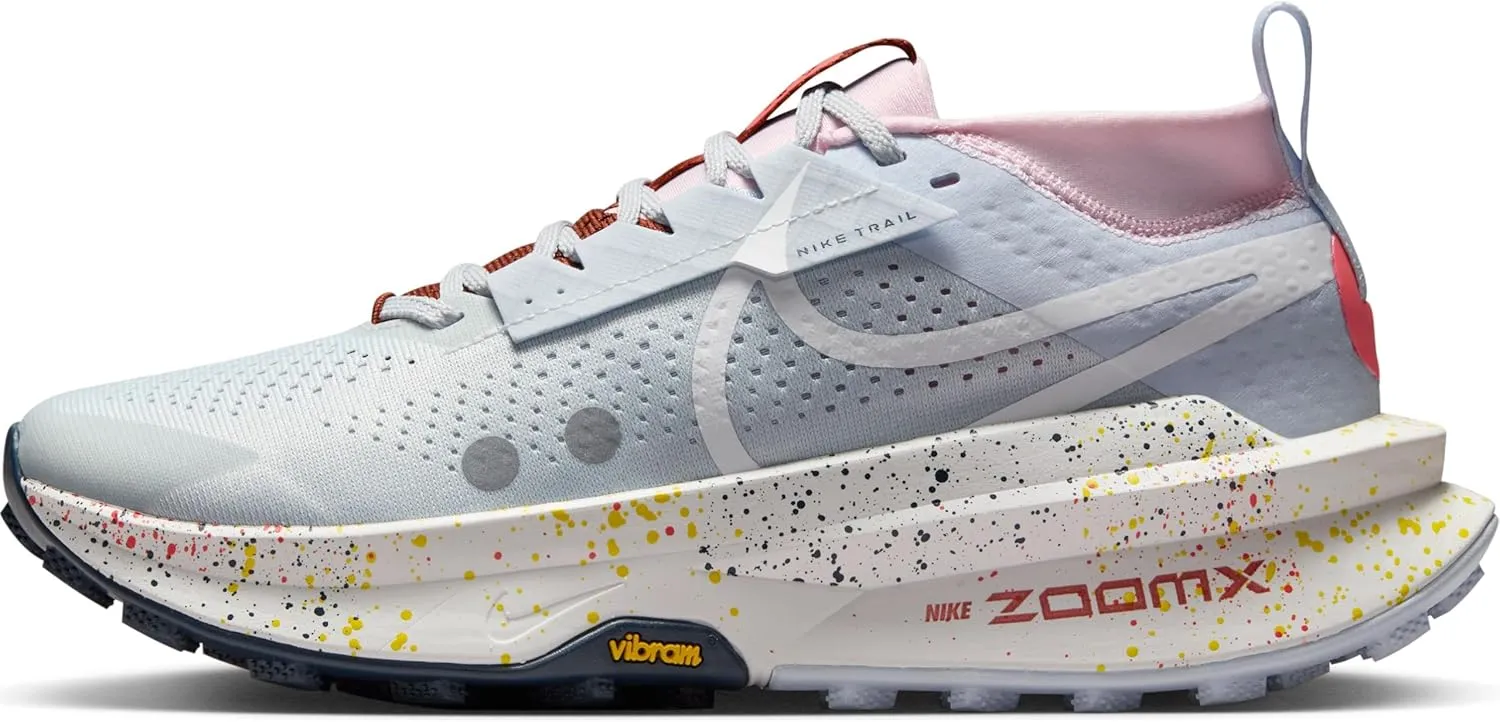 Nike Zegama 2 Women's Trail Running Shoes (FD5191-006, Pure Platinum/Football Grey/Pink Foam/White)