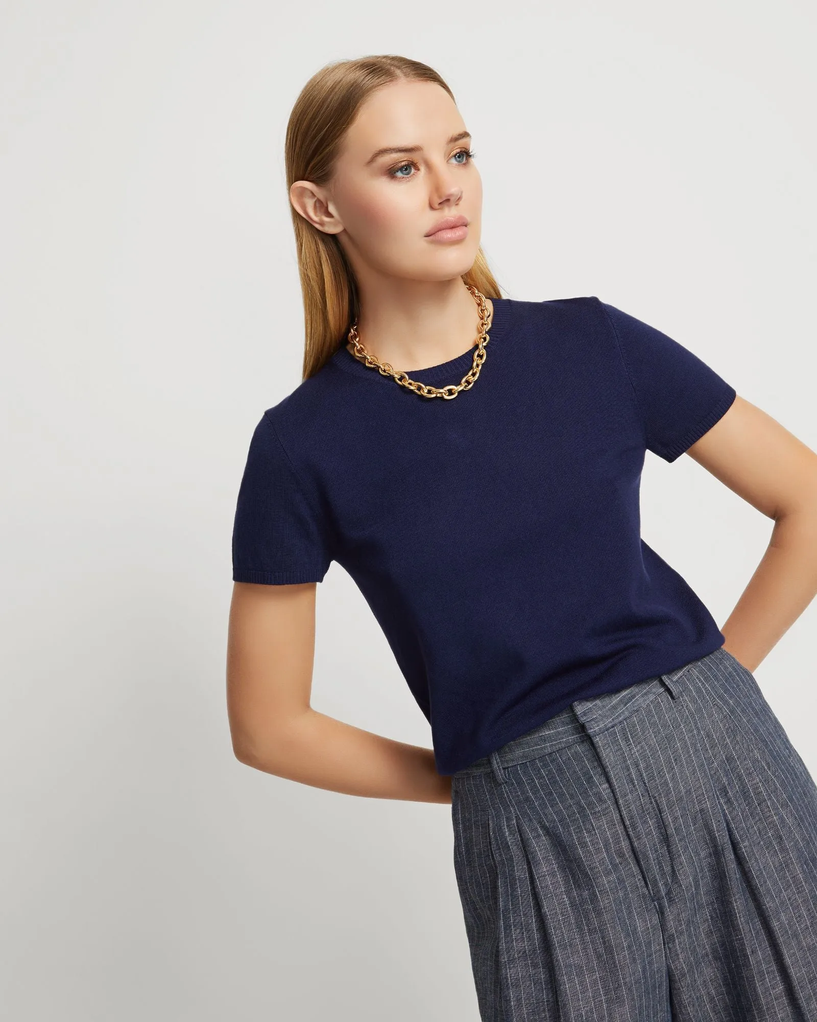 Olivia Crop Knit Top