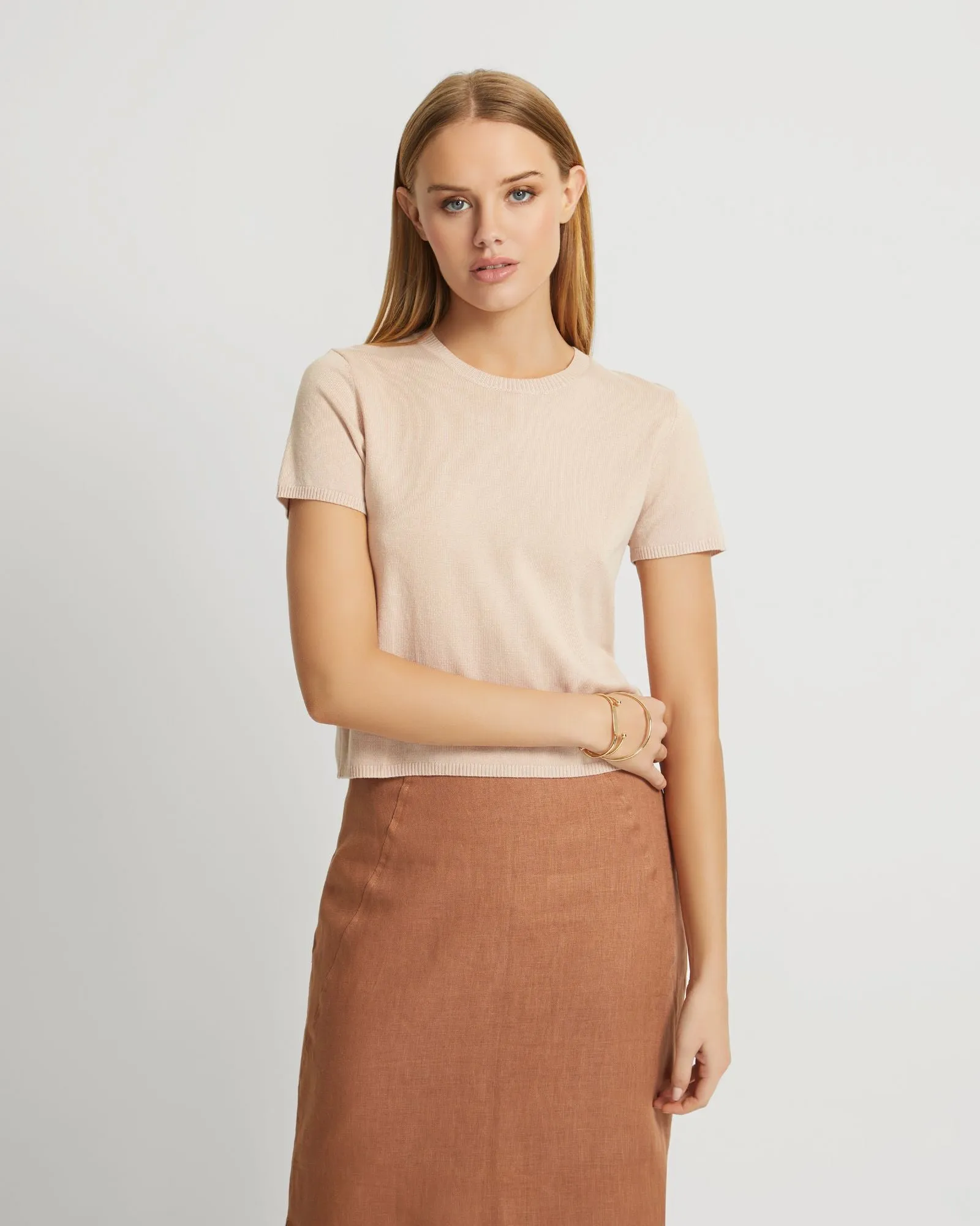 Olivia Crop Knit Top