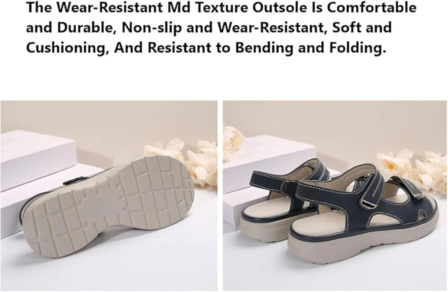 Orthopedic Sandals for Women Arch Support Dressy Comfortable Walking Sandals Soft Cushion Foam Sport Sandal Wide Width Dress Shoes Recovery Athletic Travel Summer Shoes