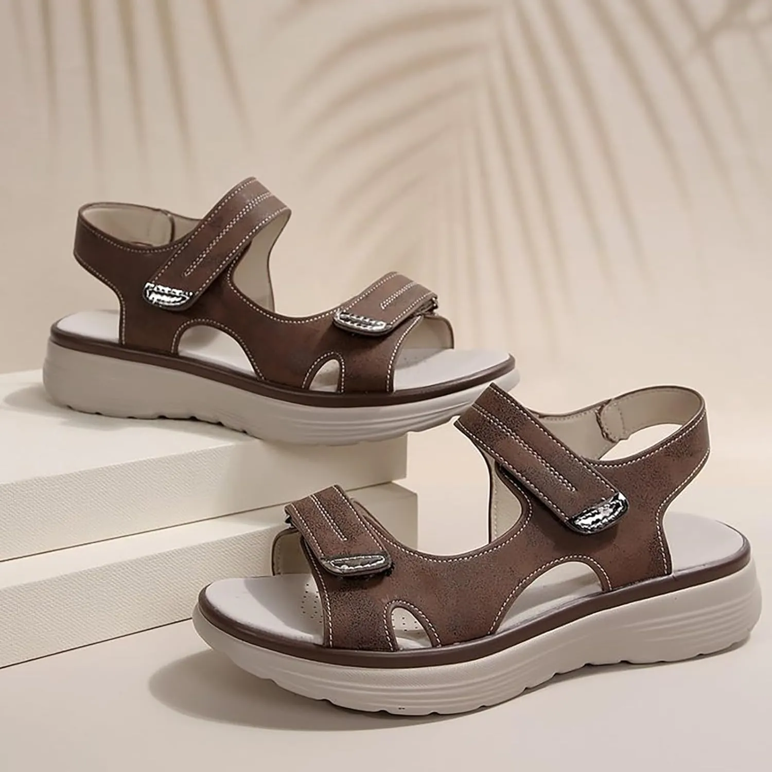 Orthopedic Sandals for Women Arch Support Dressy Comfortable Walking Sandals Soft Cushion Foam Sport Sandal Wide Width Dress Shoes Recovery Athletic Travel Summer Shoes