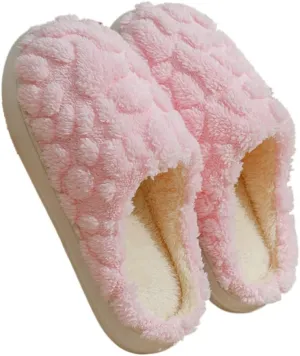 Premium Comfort Fleece Women's Fuzzy House Slippers Cute Indoor Soft Warm Kawaii Shoes Memory Foam Sole