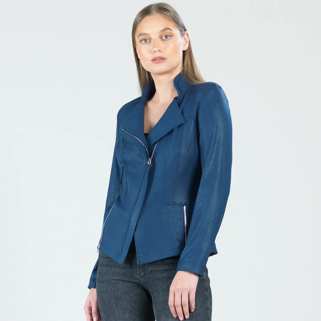 PREORDER-Classic Liquid Leather Jacket