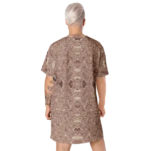 Recursia Alchemical Vision T-Shirt Dress In Pink