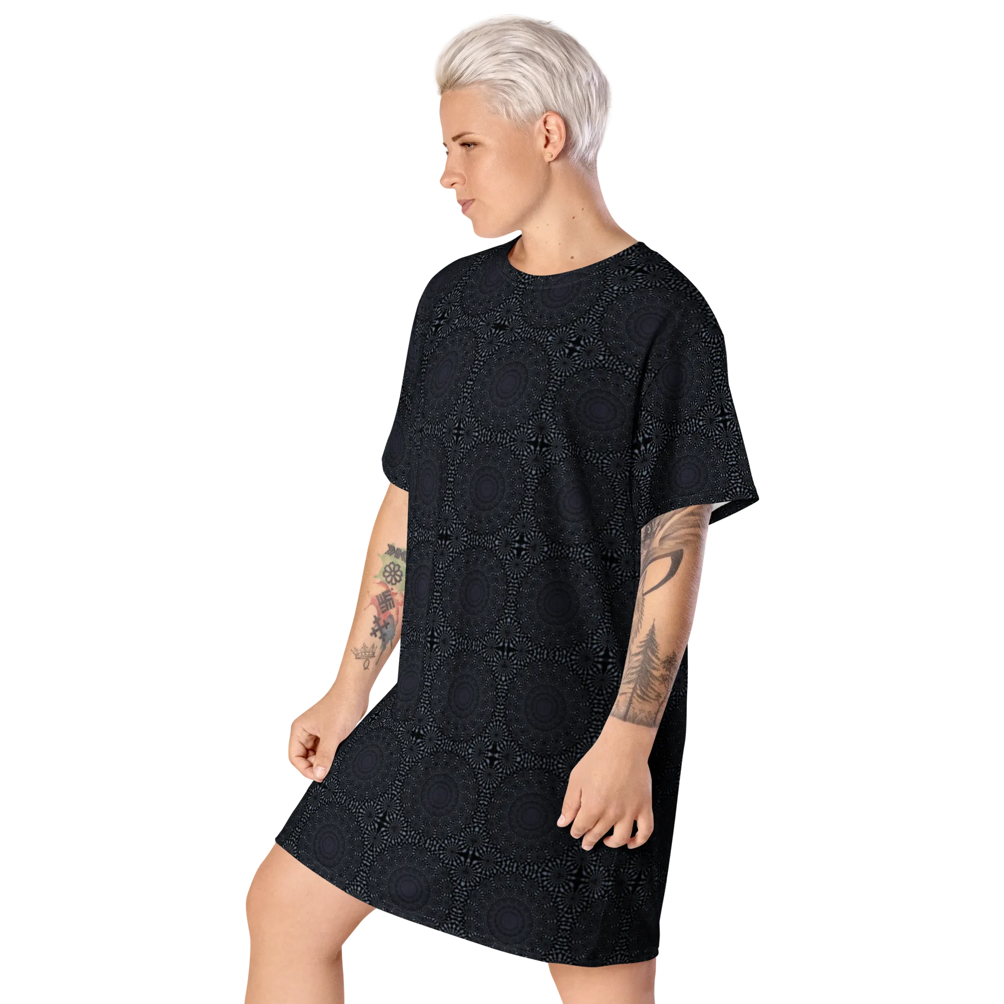 Recursia Desert Dream T-Shirt Dress In Blue