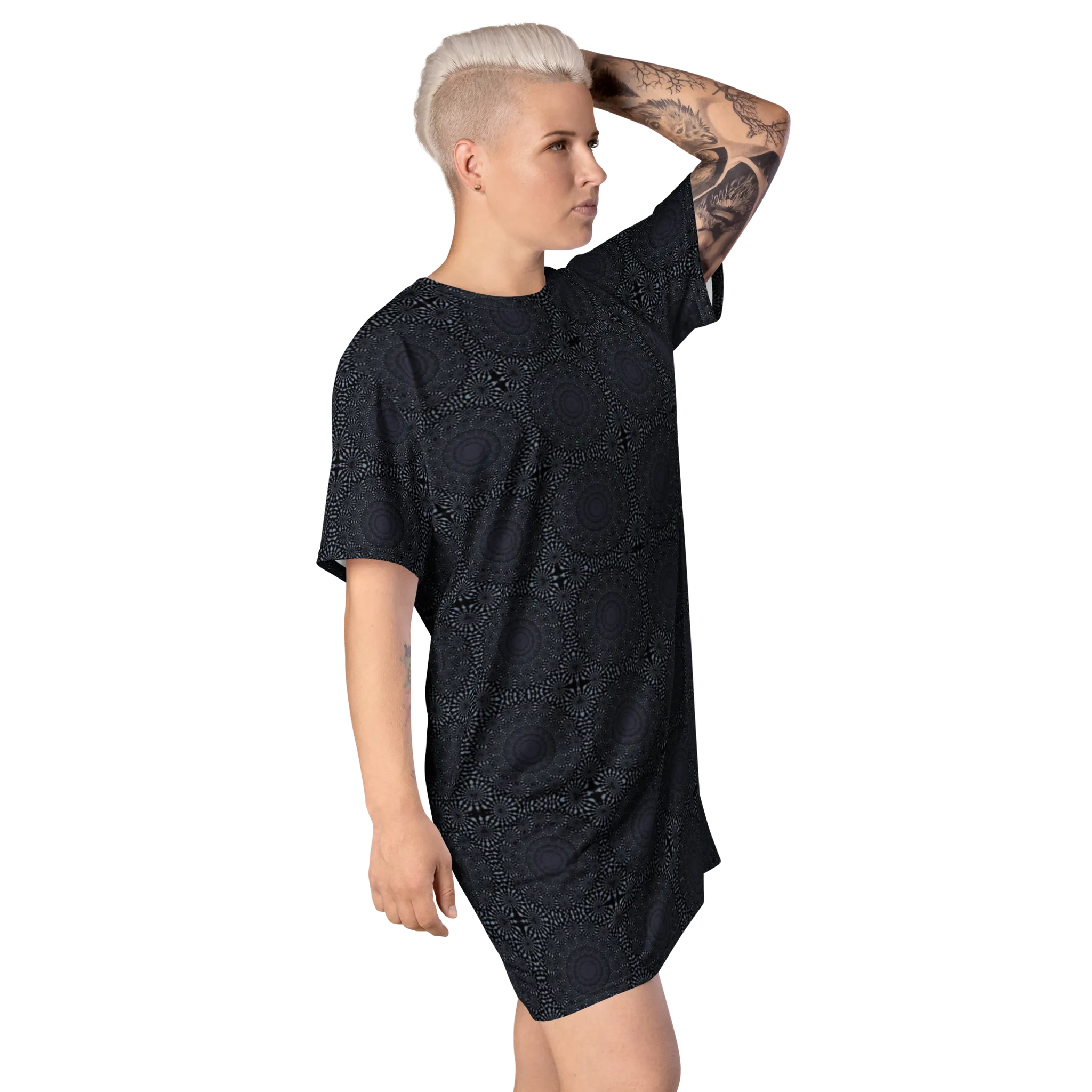 Recursia Desert Dream T-Shirt Dress In Blue