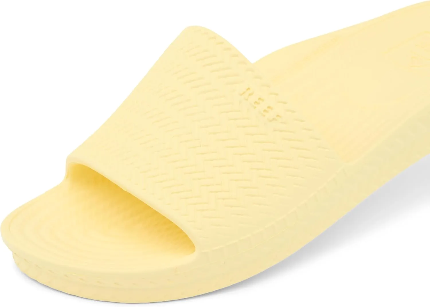 Reef Women's Water Scout Slide Sandal, Pale Banana, 6