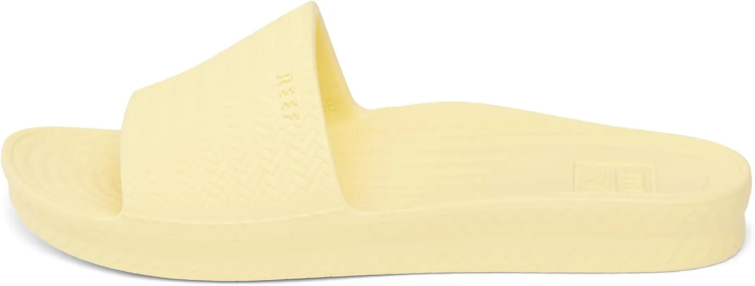 Reef Women's Water Scout Slide Sandal, Pale Banana, 6