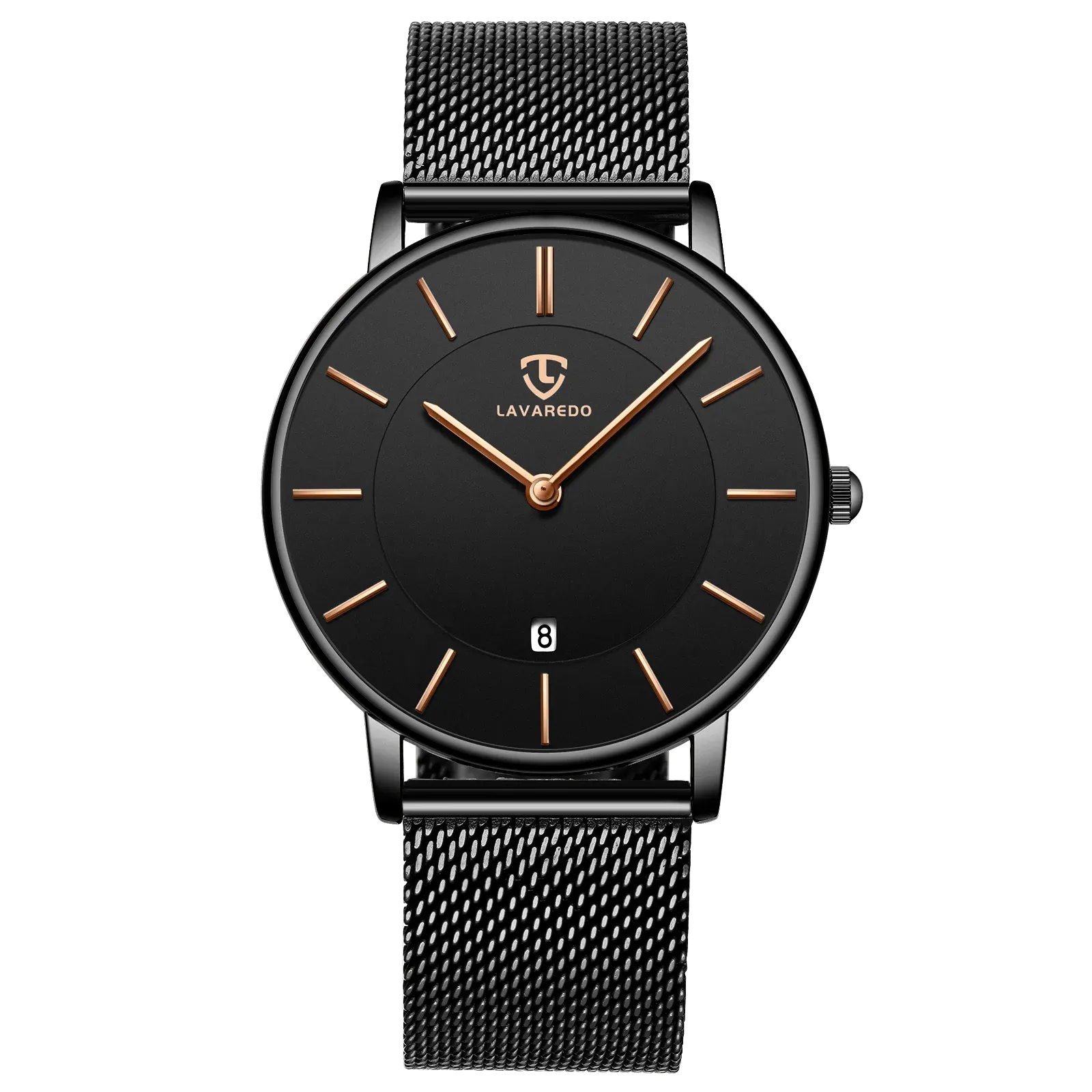 Refined Minimalist Men's Leather Wrist Watch