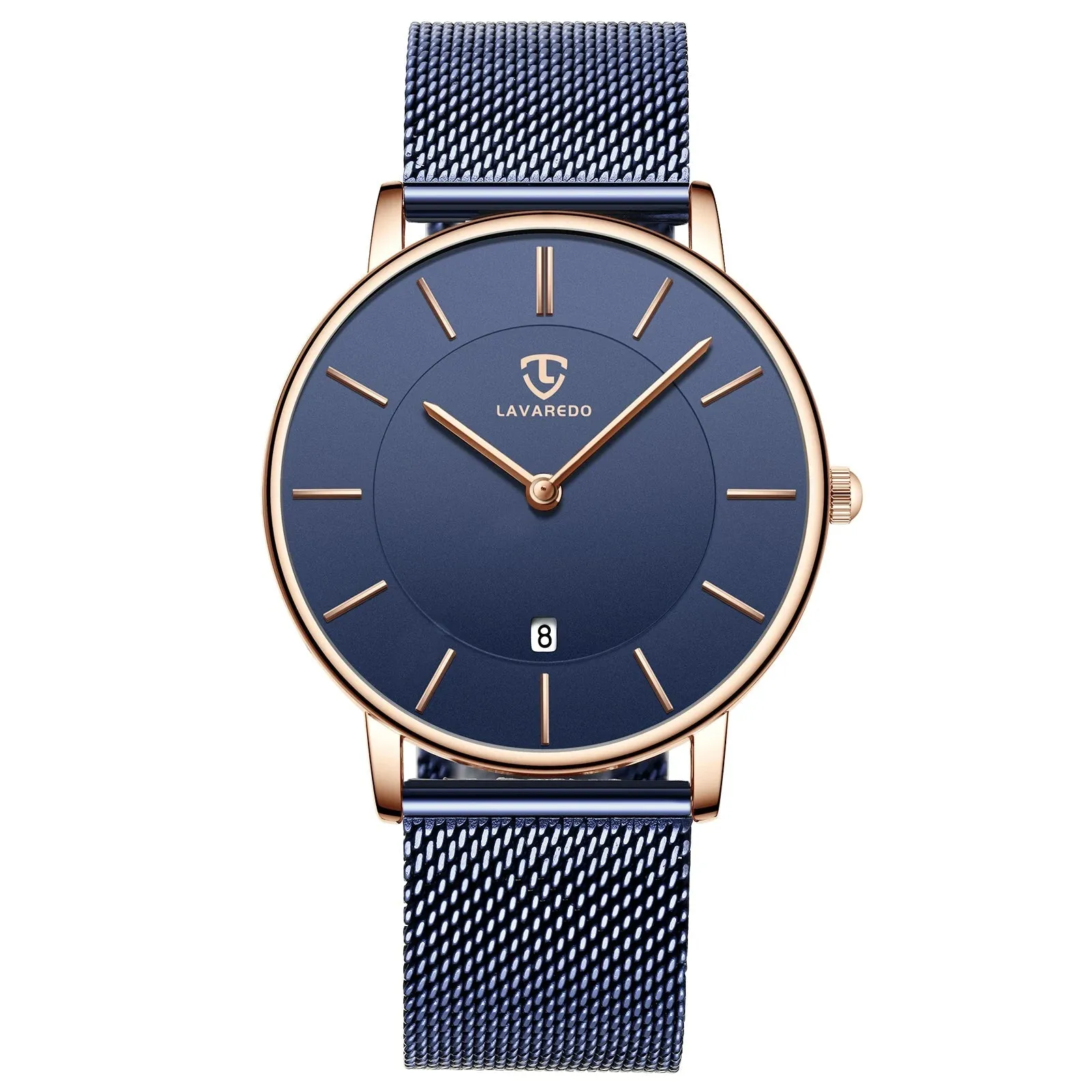 Refined Minimalist Men's Leather Wrist Watch