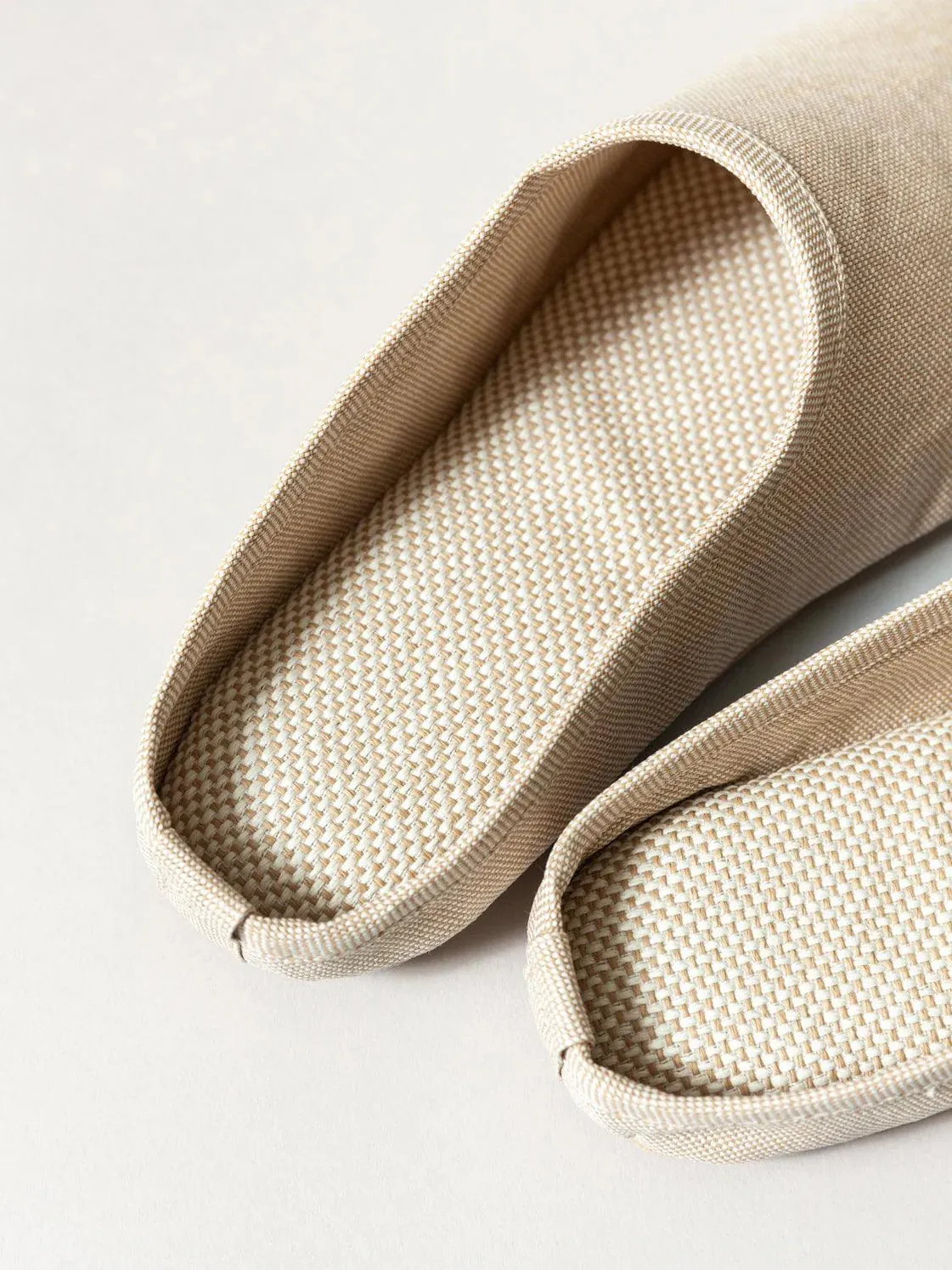 SASAWASHI ROOM SHOES, BEIGE