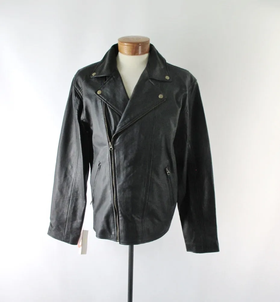 Scully Black Leather Conceal Carry Motorcycle Jacket 3XL