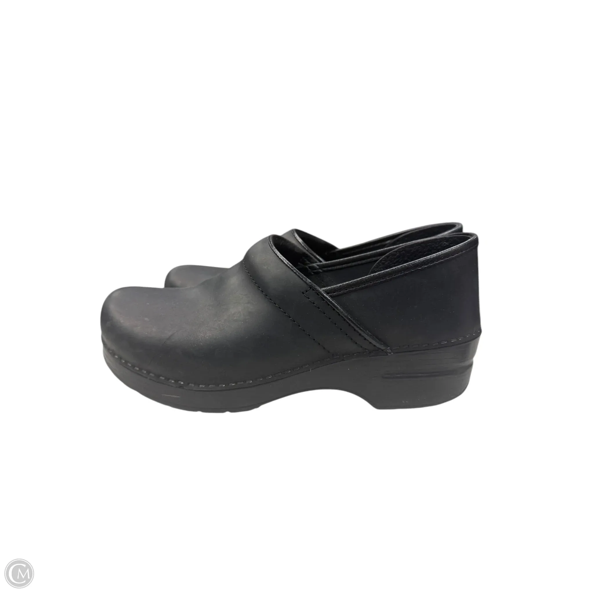 Shoes Heels Wedge By Dansko In Black, Size: 9