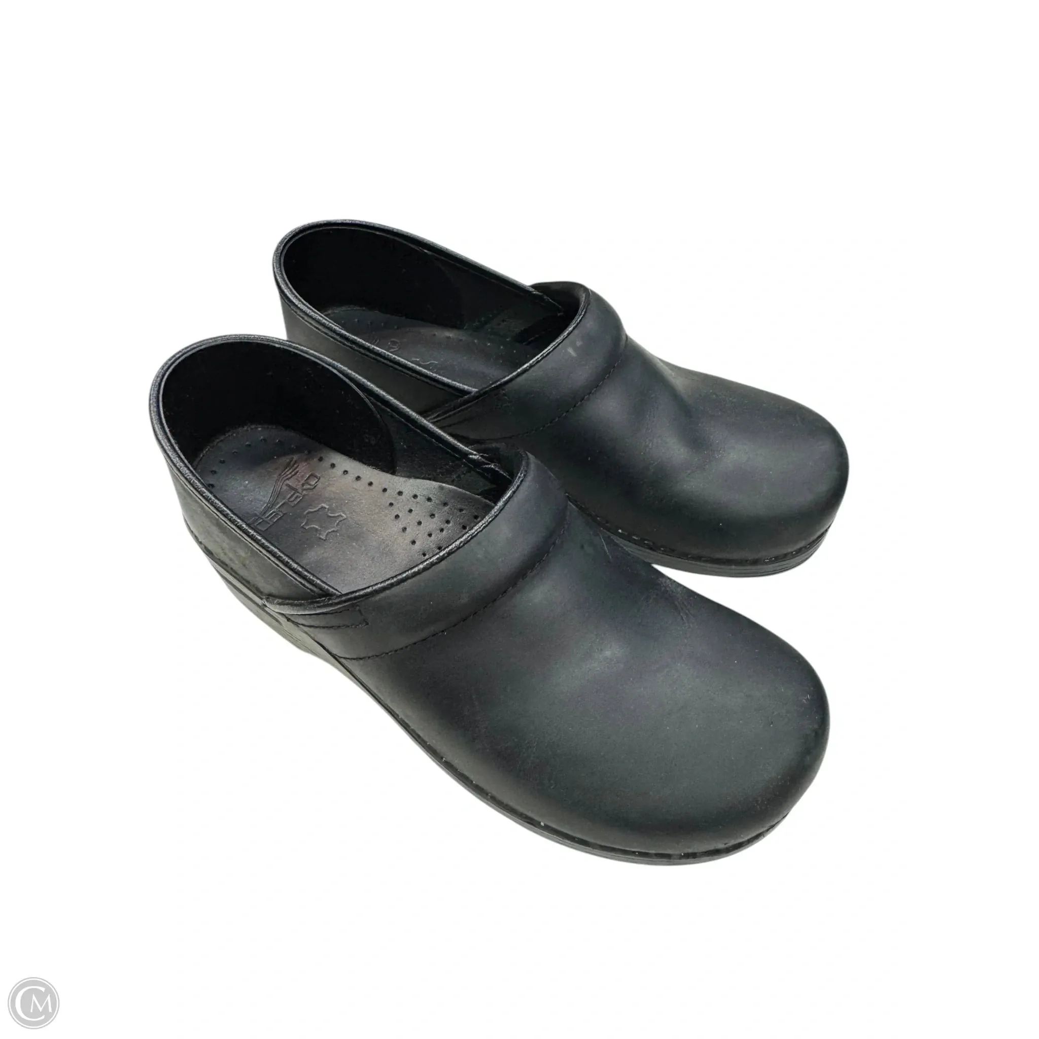 Shoes Heels Wedge By Dansko In Black, Size: 9