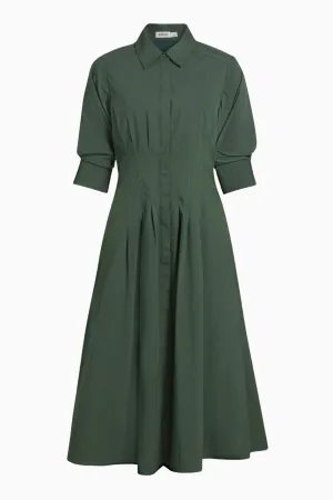 Simkhai Jazz Pintuck Midi Dress - Botanical