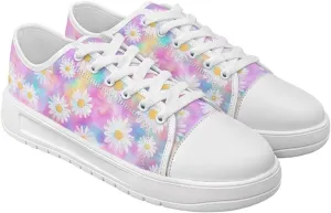 Sneakers for Women Memory Foam Spring Shoes for Women Footwear Slip-On Canvas Shoes Non Slip Fashion 5.5-13.5