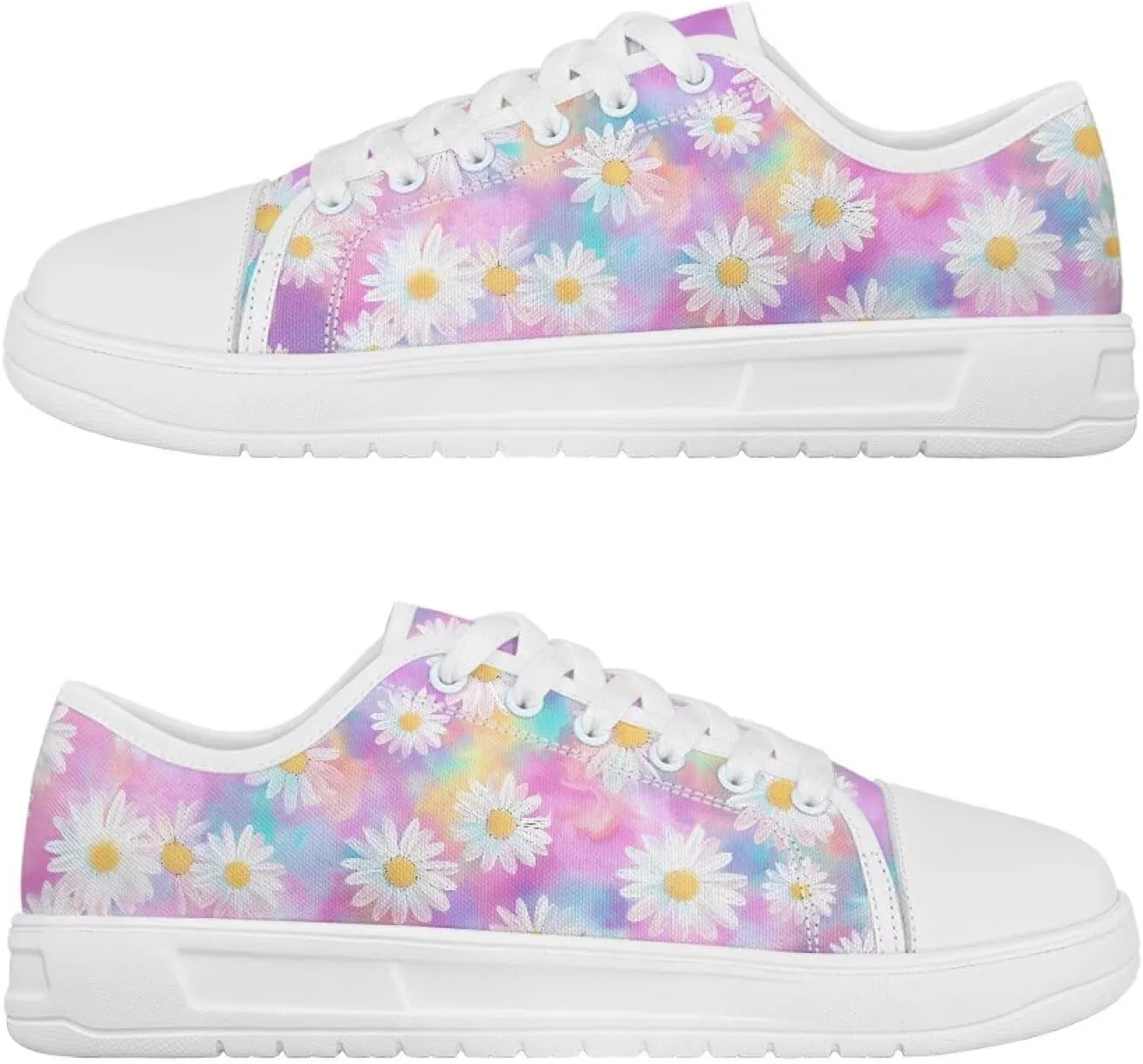 Sneakers for Women Memory Foam Spring Shoes for Women Footwear Slip-On Canvas Shoes Non Slip Fashion 5.5-13.5