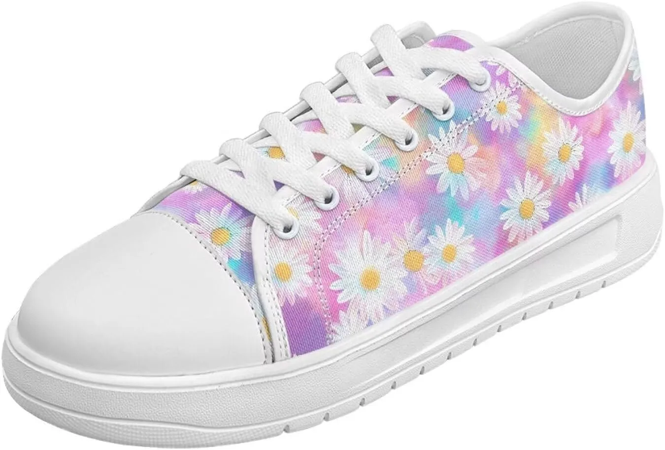Sneakers for Women Memory Foam Spring Shoes for Women Footwear Slip-On Canvas Shoes Non Slip Fashion 5.5-13.5