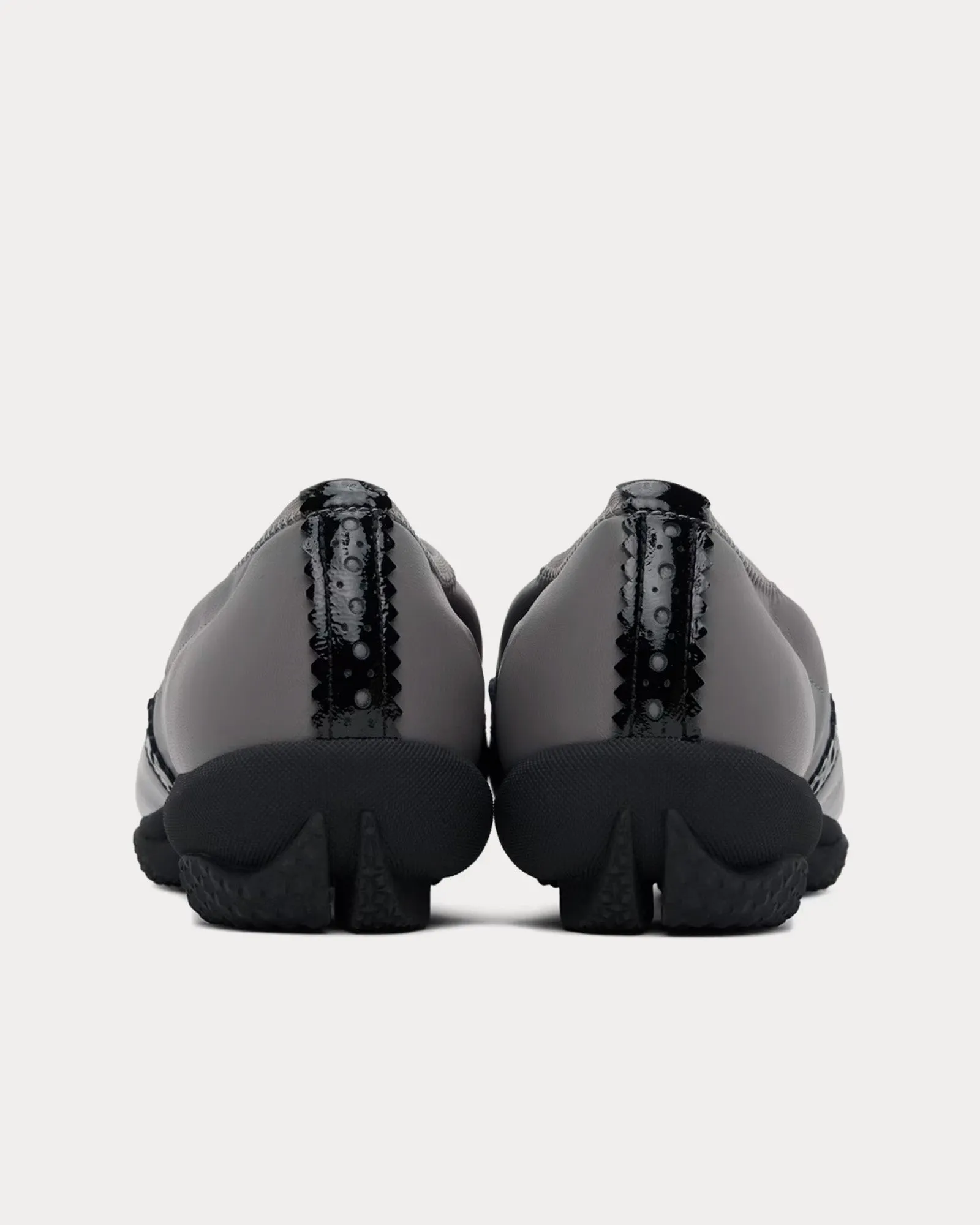 Sonia Brogues Smoke / Pitch Black Slip Ons