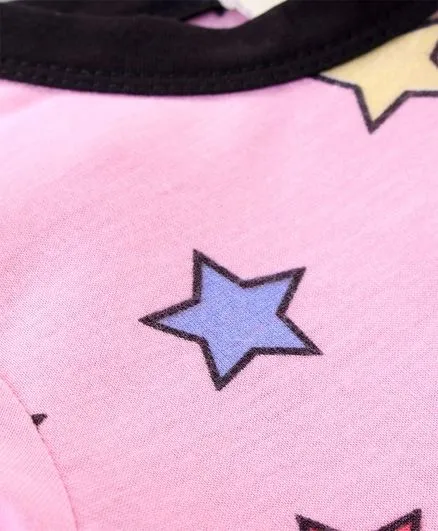 Stars Printed Tshirt - Pink