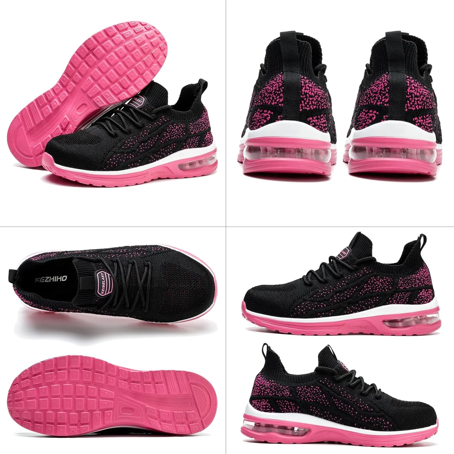 Steel Toe Shoes for Women Breathable Work Safety Sneakers Lightweight Comfortable Tennis Shoe Composite Toe Indestructible Shoes