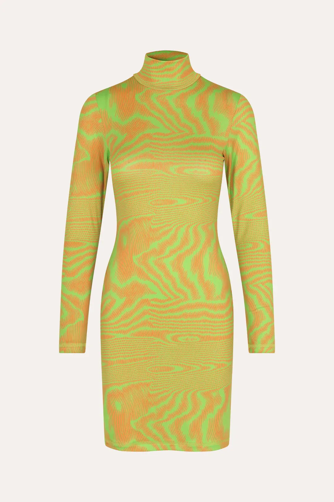 Stine Goya- Maribel Dress: Green/ Orange