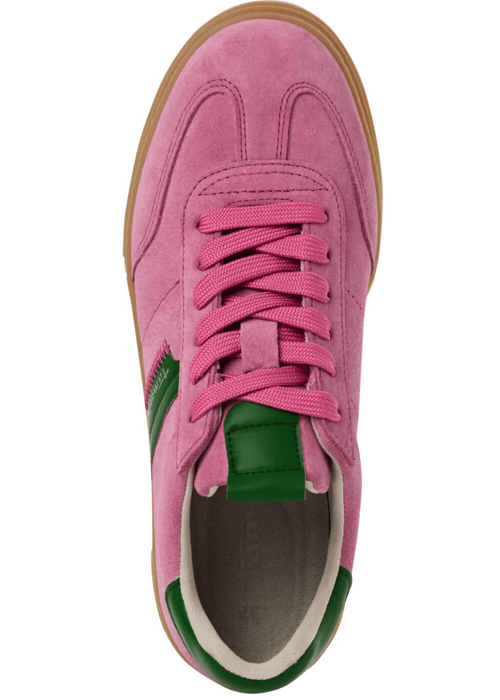 Tamaris Brenna Leather 70's Sneakers Pink