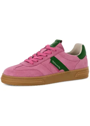 Tamaris Brenna Leather 70's Sneakers Pink