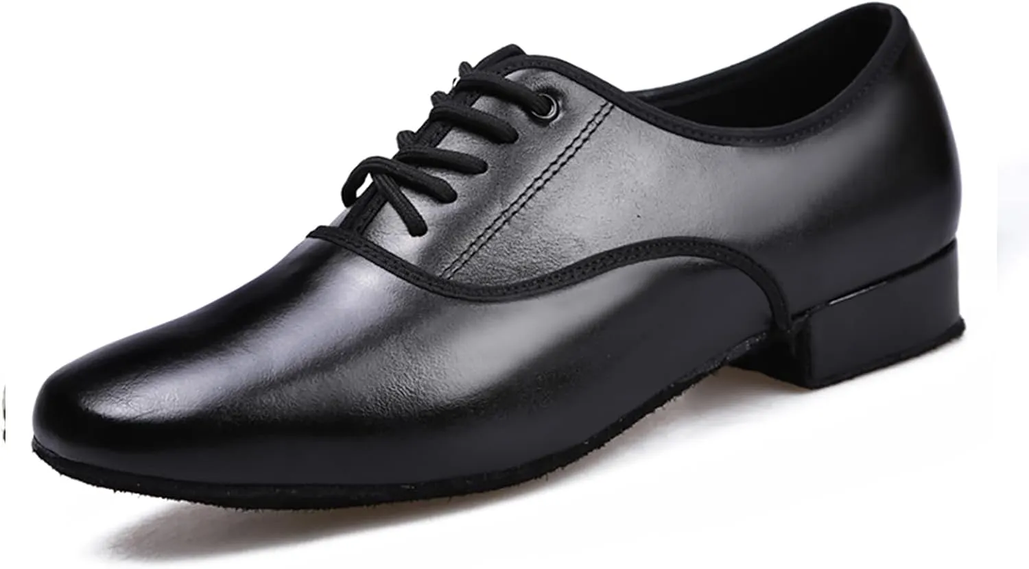 TINRYMX Men Latin Dance Shoes Lace-up Standard Ballroom Modern Tango Salsa Practice Social Dance Shoes,Model-LHD401