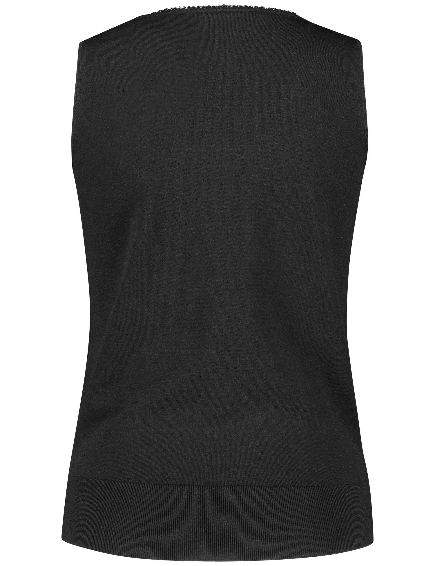 Top with Sequin Trim