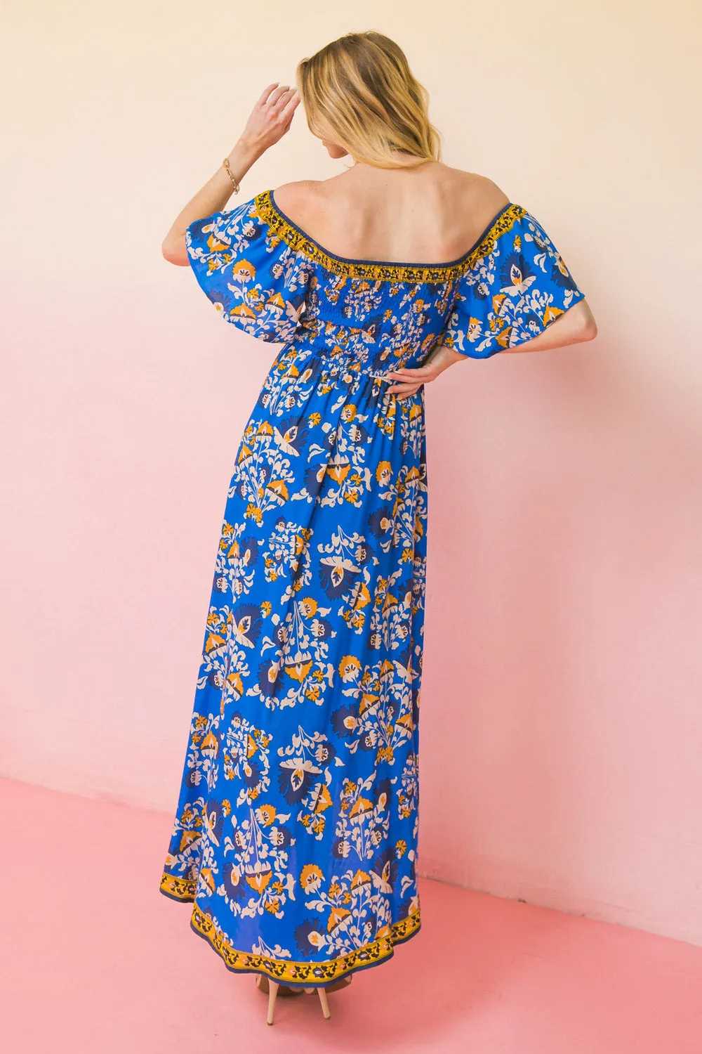TRAVEL THE TROPICS WOVEN HI-LO DRESS