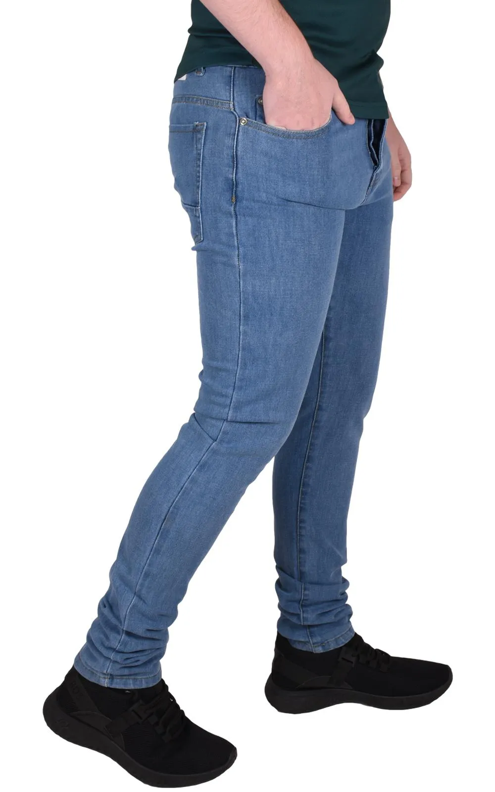 True Face Men Skinny Cotton Jeans