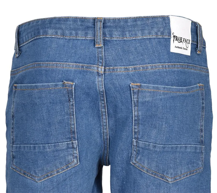 True Face Men Skinny Cotton Jeans