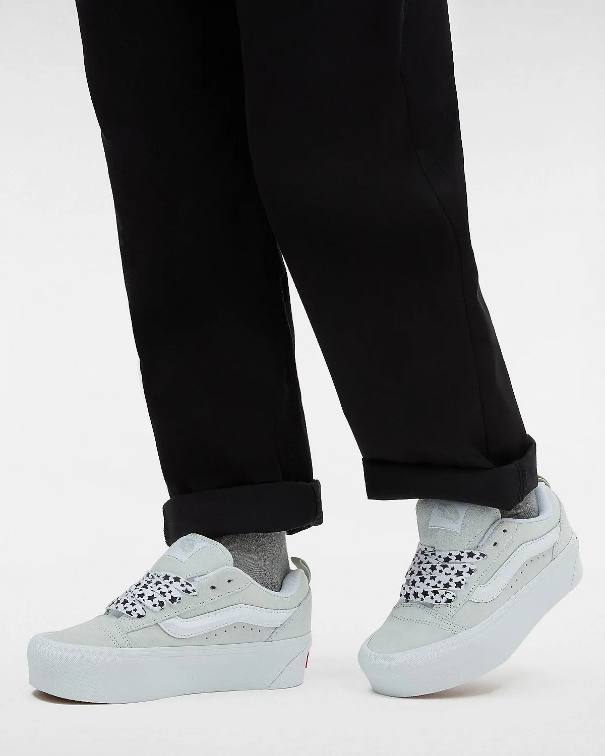 VANS Unisex Knu Stack Trainers - Pale Blue