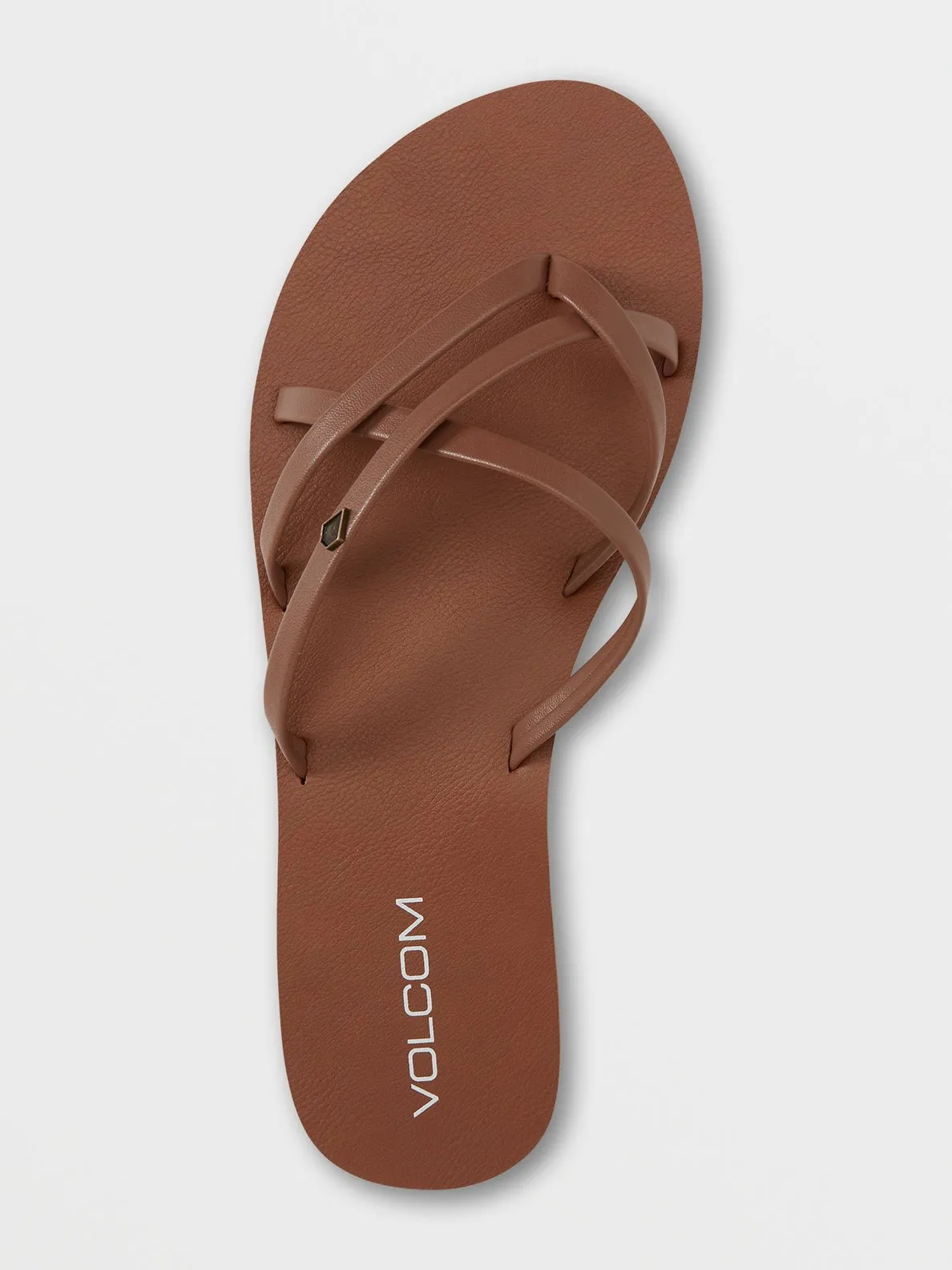 Volcom "New School II" Women's Sandals - Cognac