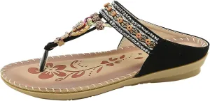 Wedges Sandals For Women Ladies Sandals Toe T Strap Bohemia Sandals Beach Shoes Womens Sandals Orthopedic Sandals