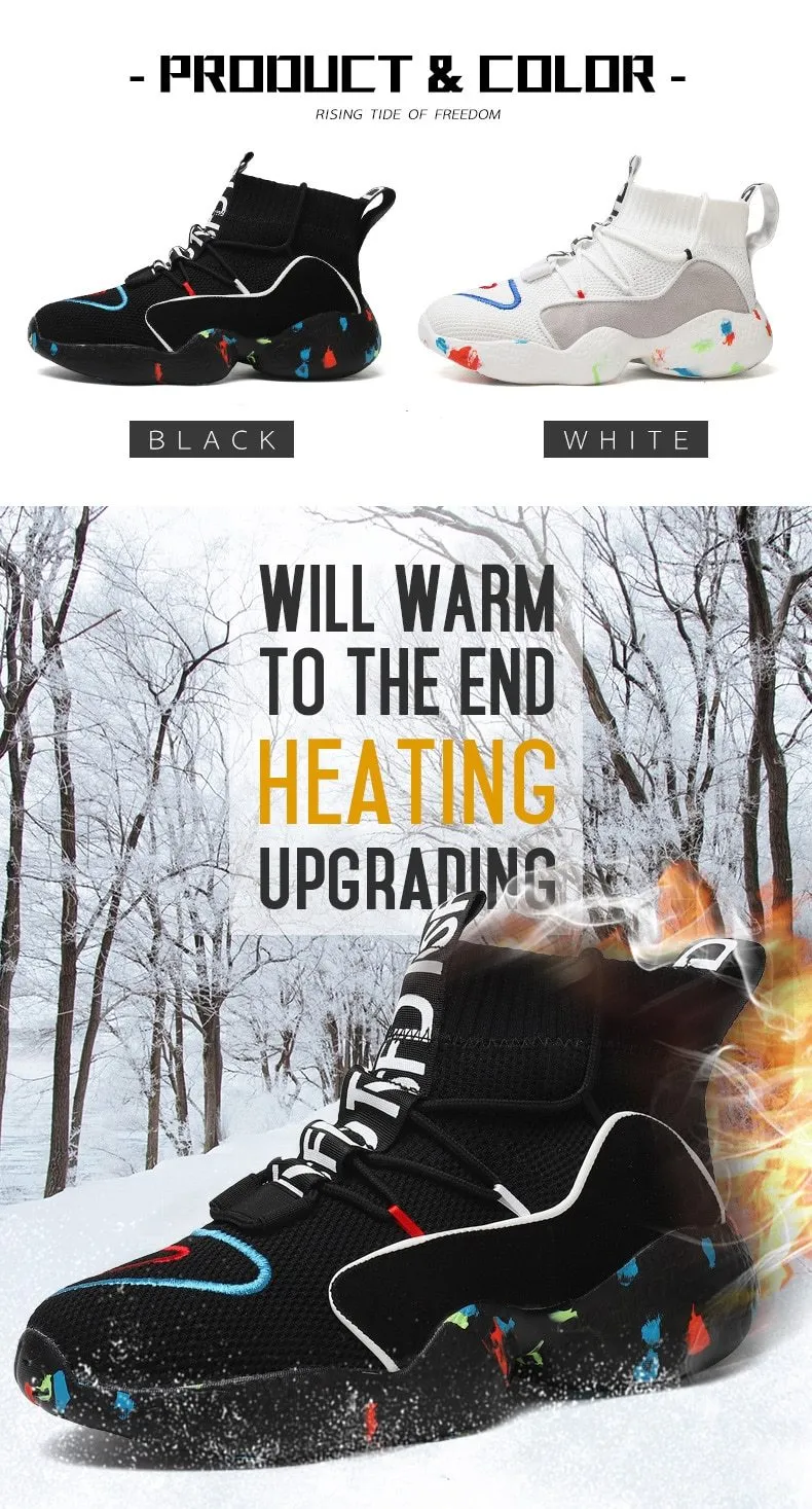 Winter Mens Boots Warm Male Waterproof Shoes Casual Boots Footwear Sneakers cover comfortable new