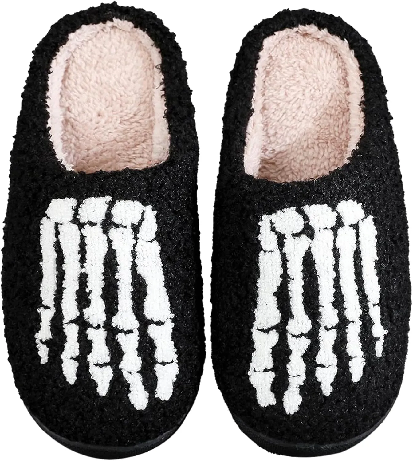 Women's Men's Bolt Happy Leopard Print Slippers Memory Foam Soft Plush Slippers Warm Non-Slip Home Shoes