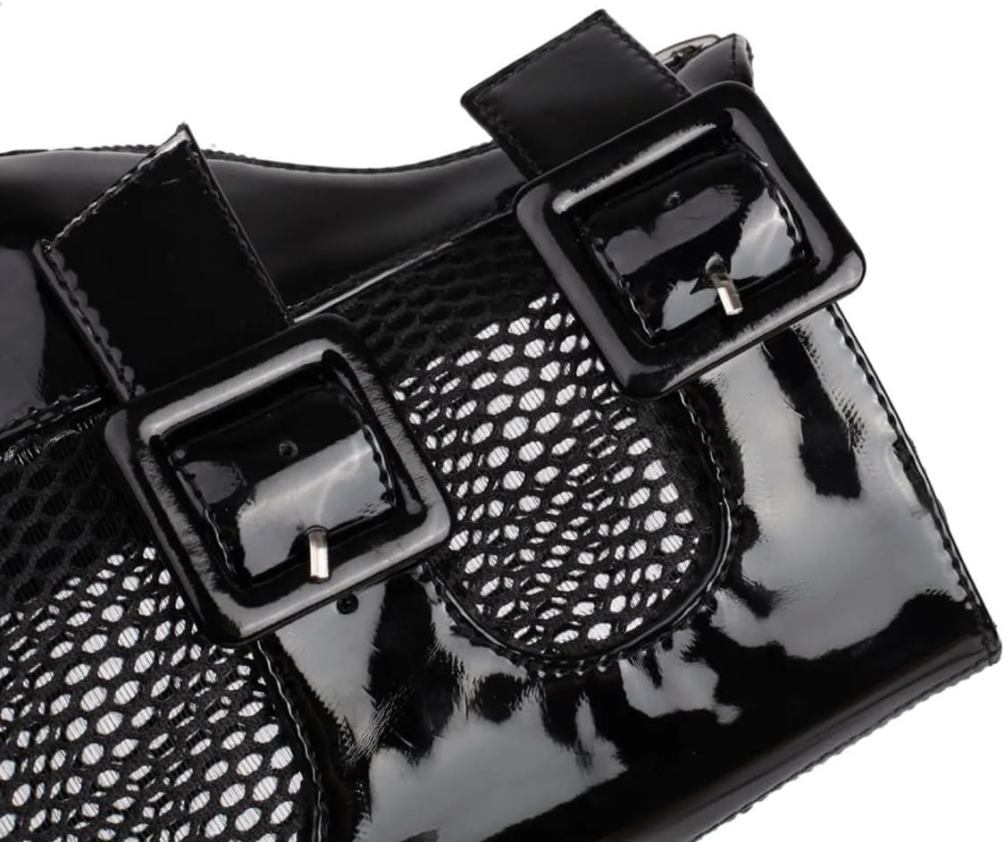 Women's Mesh Sandals Peep Toe High Top Sandals Lace Up Summer Open Toe Bootie