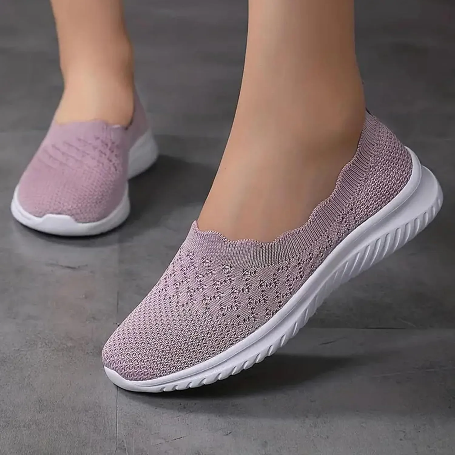 Womens Orthopedic Sneakers Lightweight Comfortable Arch Support Sneaker Breathable Mesh Memory Foam Shoes