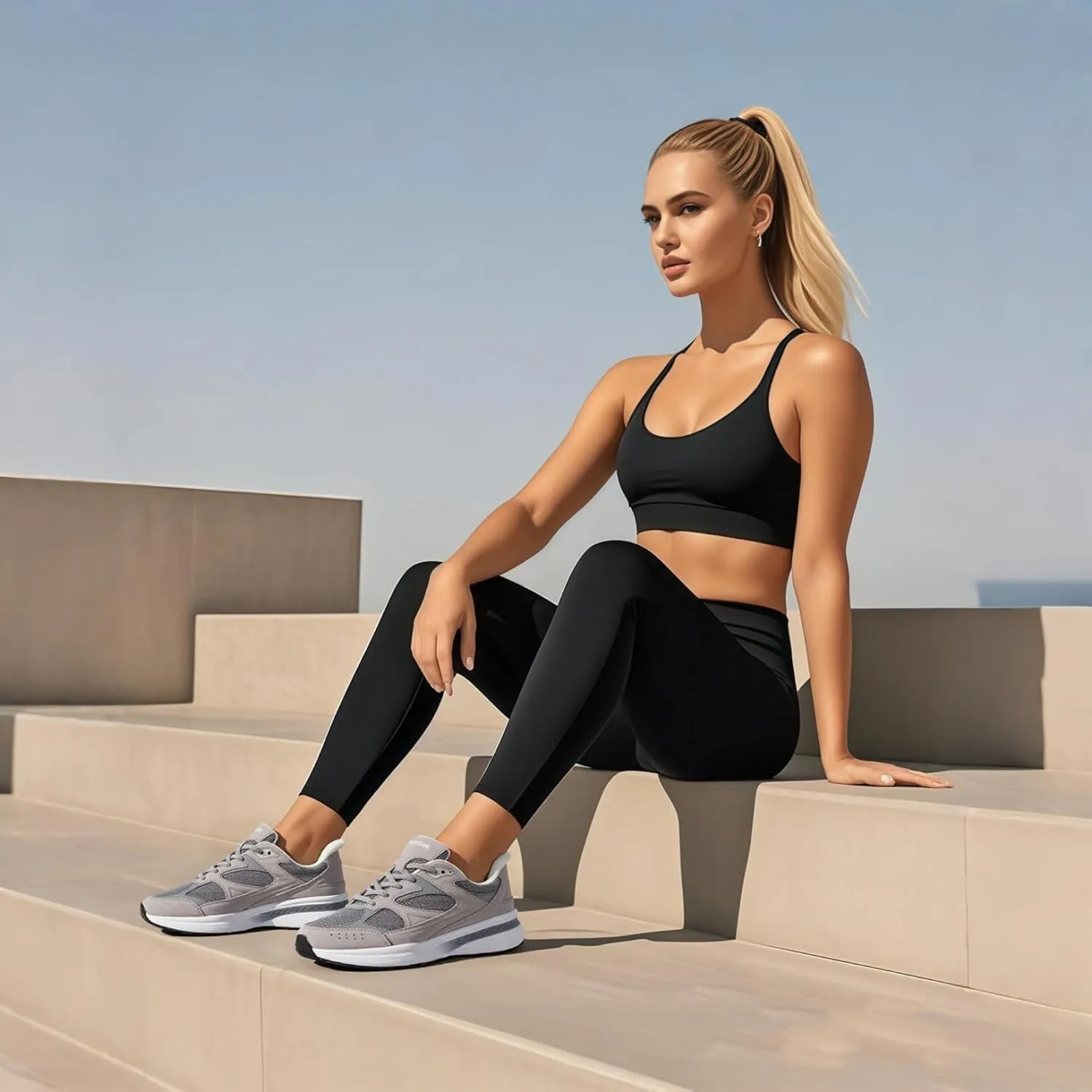 Womens Slip On Retro Shoes Breathable Mesh Lightweight Tennis Sneakers for Athletic Walking Gym Workout